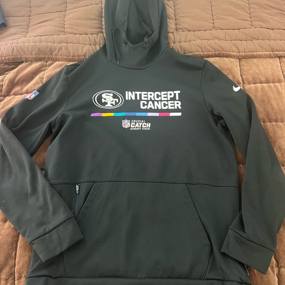 49ers Nike Black Crucial Catch Hoodie